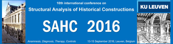 International Conference on Structural Analysis of Historical Constructions in 2016